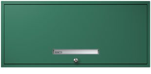 Emerald Green Flipper Door Cabinet