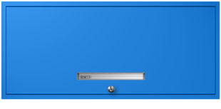 Teclab Blue Flipper Door Cabinet