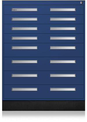 Electric Blue Inerlocking Cabinet