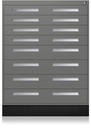 Profile Gray Inerlocking Cabinet