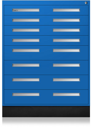 Teclab Blue Inerlocking Cabinet