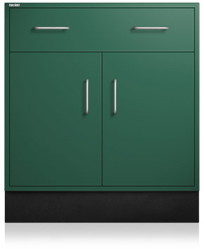 Emerald Green Laboratory Cabinet
