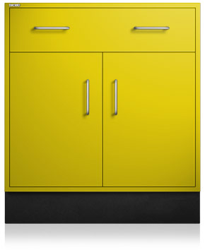 Safety Yellow Laboratory Cabinet