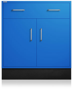 Teclab Blue Laboratory Cabinet