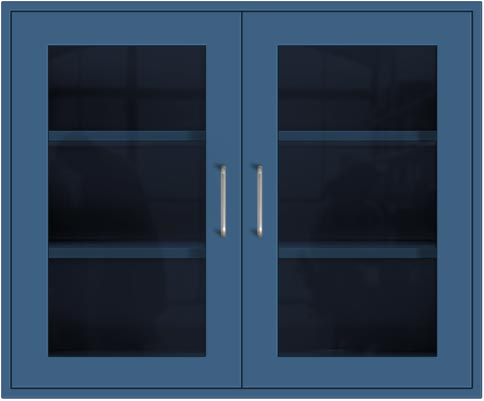 Nitro Blue Wall Cabinet