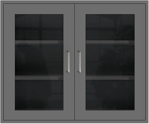 Profile Gray Wall Cabinet
