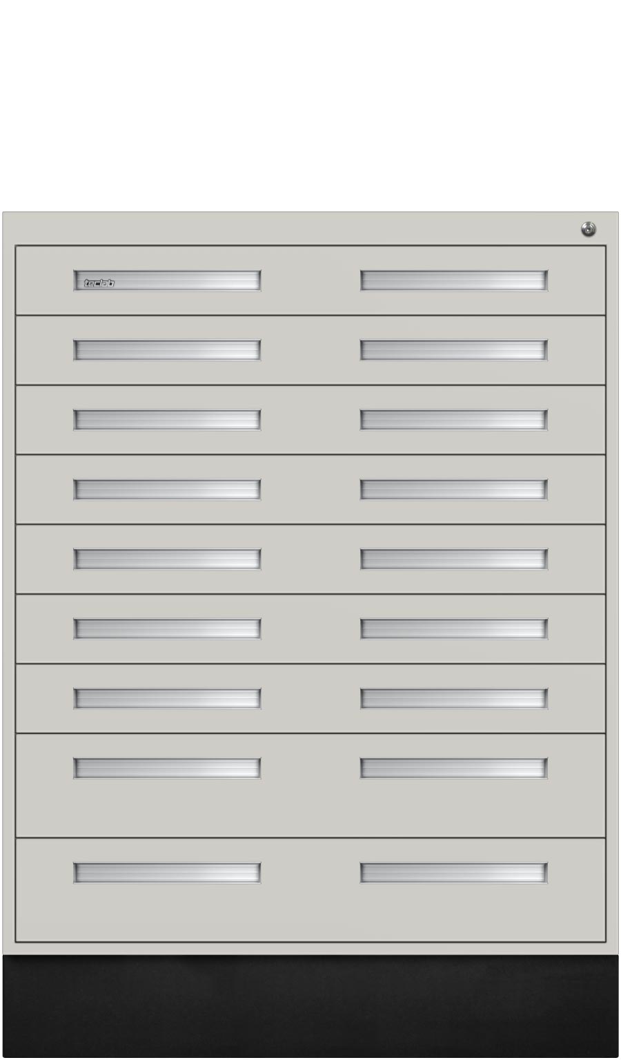 Interlocking Storage Cabinet - 4800 Series - Inset Handels